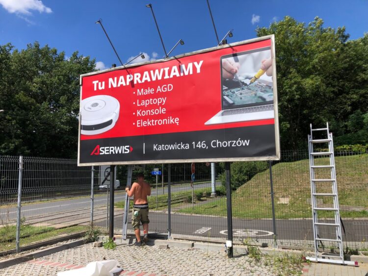 Billboard reklamowy Chorzów. Duzy format.
